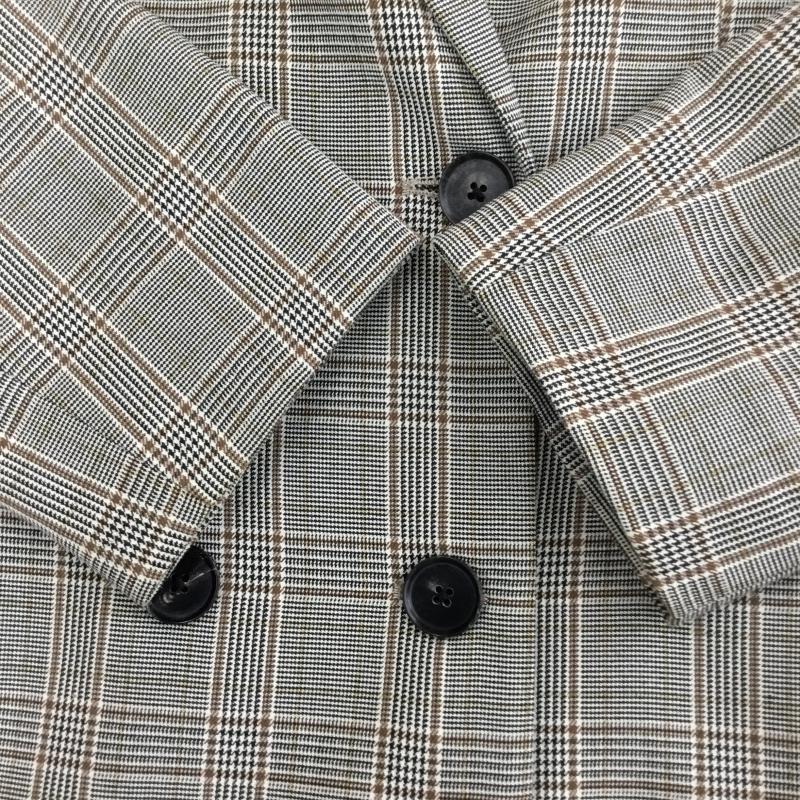ザラ ZARA ジャケット、上着 ジャケット、ブレザー S チェック 黒 / ブラック / X 茶 / ブラウン / レディース USED 古着 中古 10133858