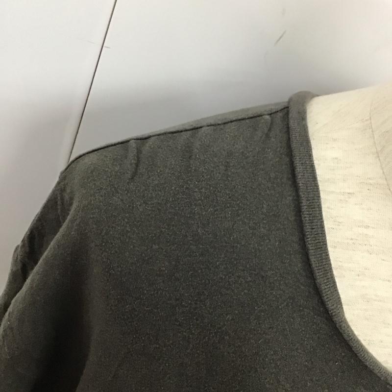 グラム glamb Tシャツ 半袖 半袖カットソー プリントTシャツ クルーネックカットソー 2 プリント 黒 / ブラック / X 灰 / グレー /  メンズ USED 古着 中古 10109099