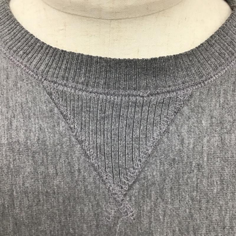 ステューシー STUSSY トレーナー 長袖 スウェット ラグランスリーブ L ロゴ、文字 灰 / グレー / メンズ USED 古着 中古 10115605