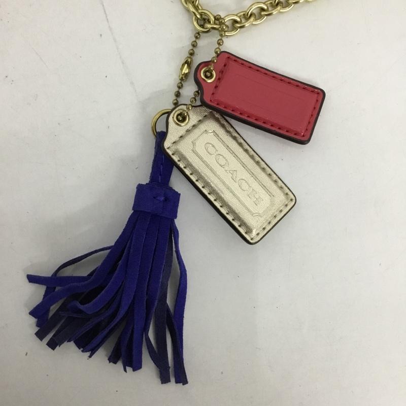 コーチ COACH ハンドバッグ ハンドバッグ 21214 スパンコール がま口 チェーン ミニショルダーバッグ マルチカラー / マルチカラー / レディース USED 古着 中古 10128991