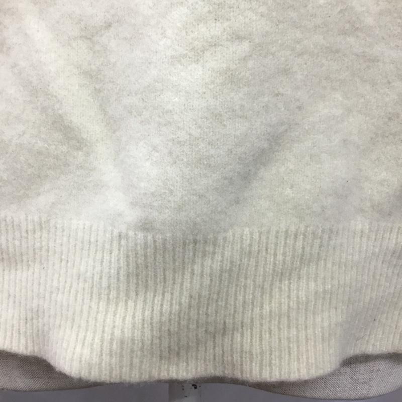 ポロバイラルフローレン Polo by RALPH LAUREN ニット、セーター 長袖 クルーネック ウール M ワンポイント アイボリー / アイボリー /  レディース USED 古着 中古 10107290