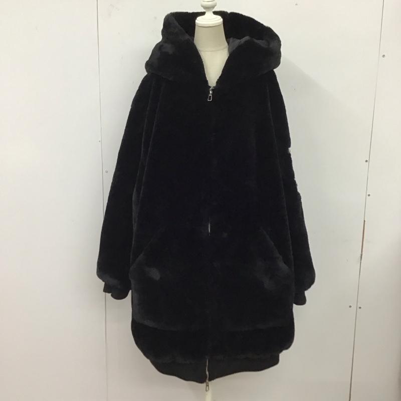 ザラ ZARA コート コート一般 L 無地 黒 / ブラック / レディース USED 古着 中古 10120519