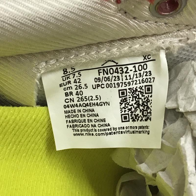 ナイキ NIKE スニーカー スニーカー FN0432 100 AIR JORDAN 1 RETRO LOW OG SP 箱有 26.5cm 26.5cm ロゴ、文字 赤 / レッド / X 黒 / ブラック / X 灰 / グレー / メンズ USED 古着 中古 10118872