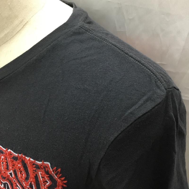 古着 USED Tシャツ 半袖 半袖カットソー プリントTシャツ クルーネックカットソー バンドTシャツ M プリント 黒 / ブラック /  メンズ USED 古着 中古 10111306