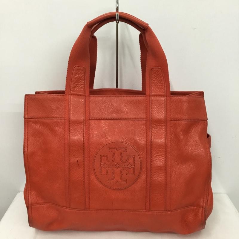 トリーバーチ TORY BURCH トートバッグ トートバッグ ロゴ、文字 赤 / レッド / レディース USED 古着 中古 10124287