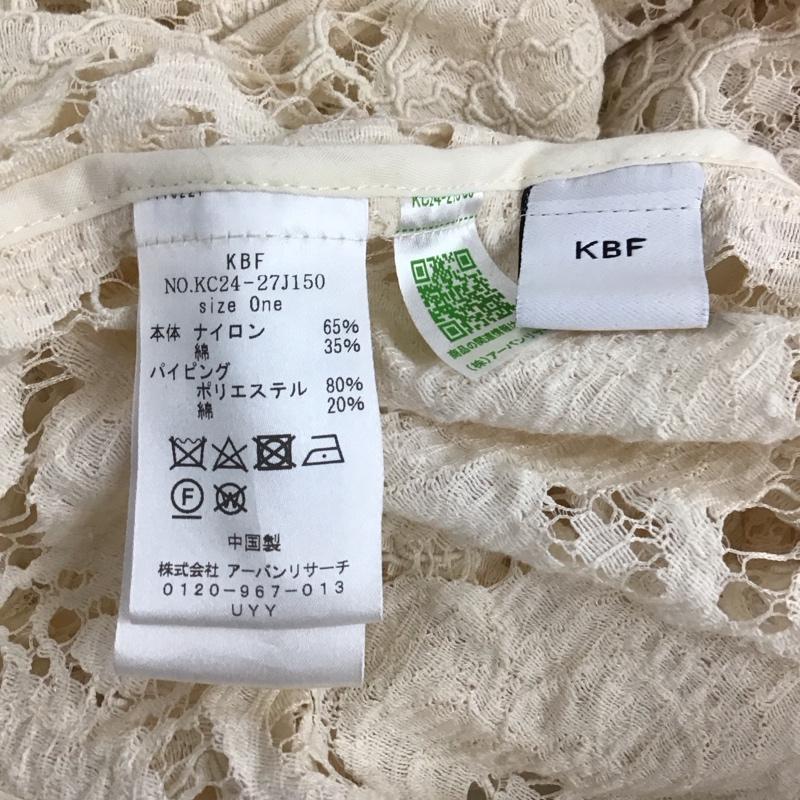 ケービーエフ KBF ジャケット、上着 ジャケット、ブレザー KC24-27J150 レーステーラージャケット レース柄 アイボリー / アイボリー / レディース USED 古着 中古 10120747