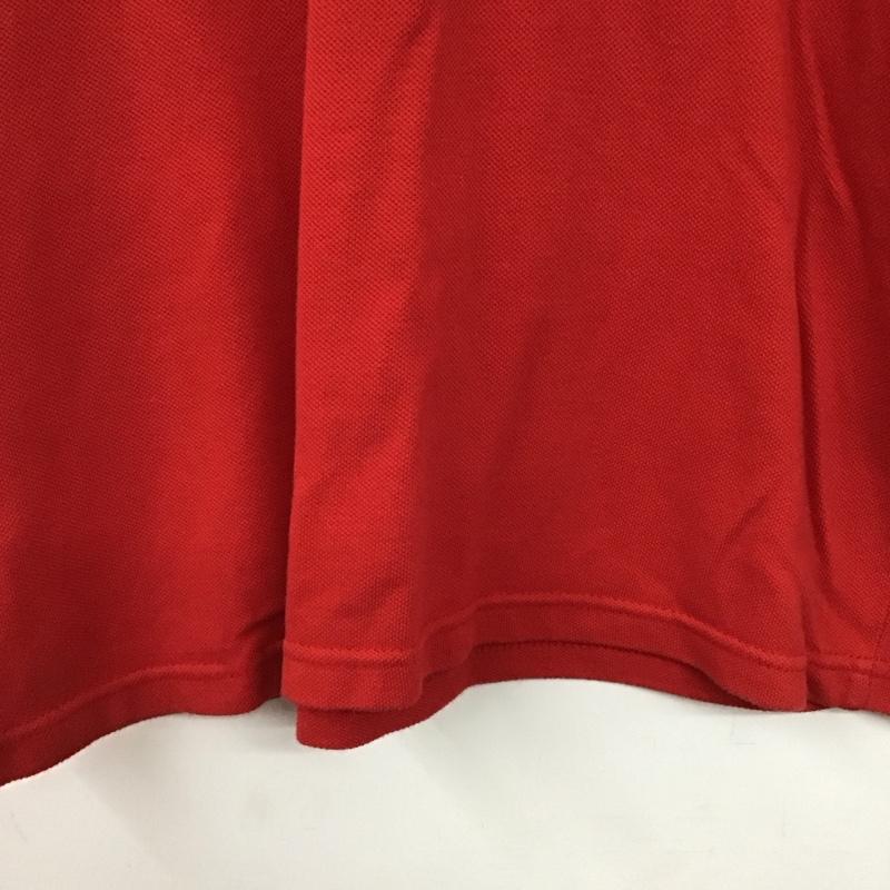 フレッドペリー FRED PERRY ポロシャツ 半袖 半袖ポロシャツ カラーシャツ 半袖カットソー 38 ロゴ、文字 赤 / レッド / メンズ USED 古着 中古 10136151