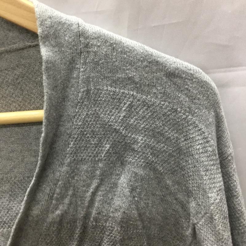 ビームス ハート BEAMS HEART カーディガン 長袖 42-15-0078-152 Vネック M 無地 灰 / グレー / メンズ USED 古着 中古 10119303