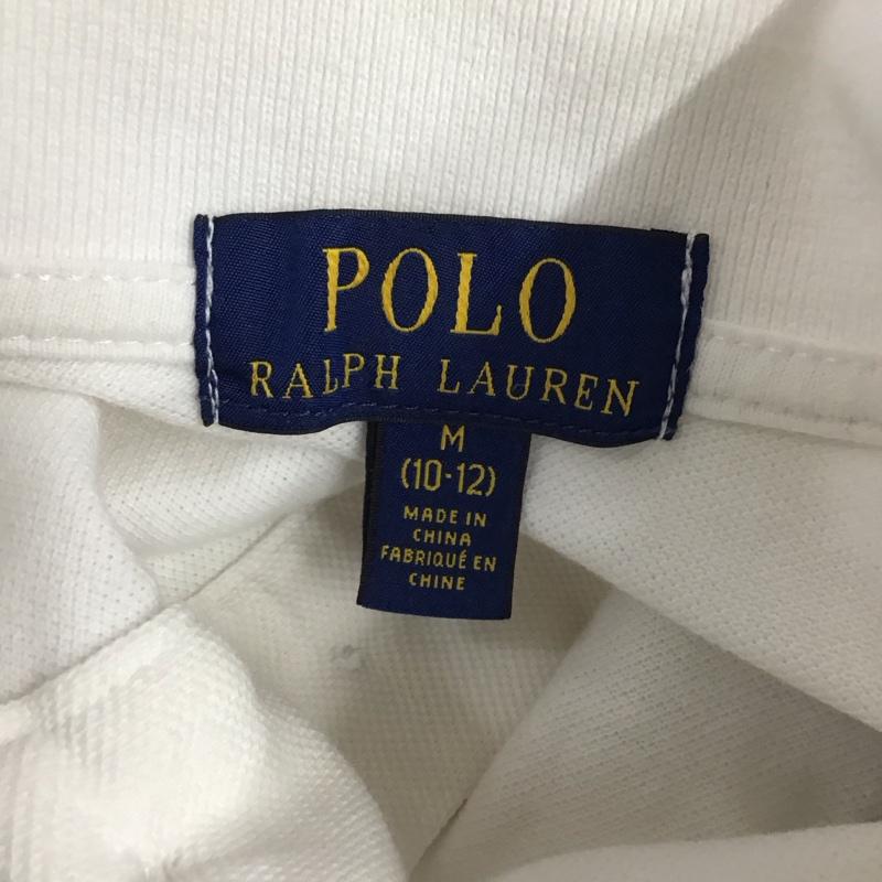 ポロラルフローレン POLO RALPH LAUREN ポロシャツ 半袖 ビッグポニー M ワンポイント 白 / ホワイト / レディース USED 古着 中古 10121122