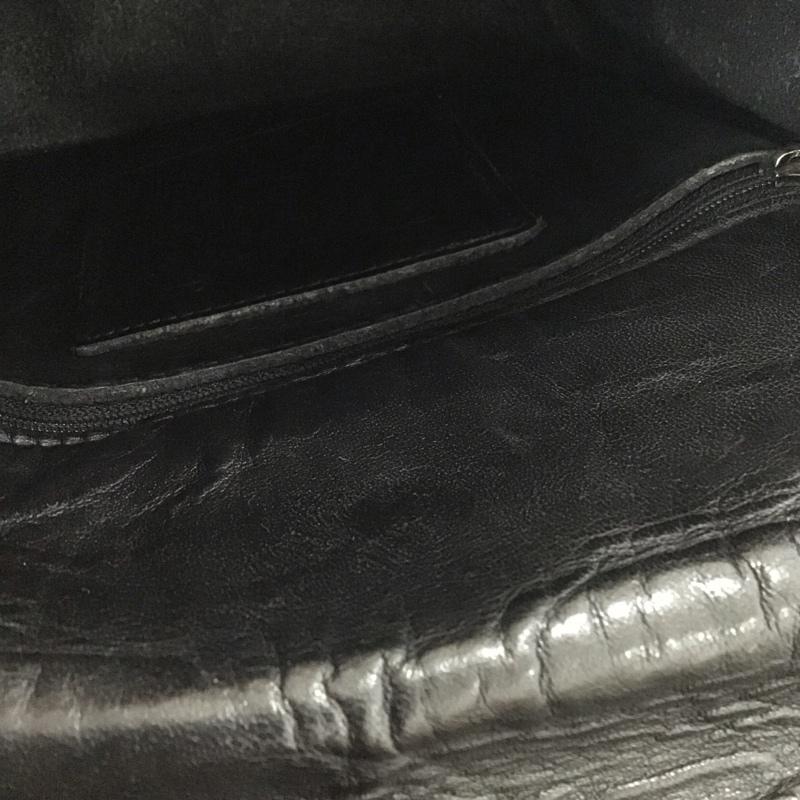 コーチ COACH ショルダーバッグ ショルダーバッグ 6147 レザー 無地 黒 / ブラック / メンズ USED 古着 中古 10132547