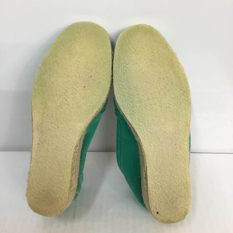 フランチェスカ FRANCESCA パンプス パンプス ジュート ウェッジ ラウンドトゥ 緑 / グリーン / X ベージュ / ベージュ / レディース USED 古着 中古 10048103