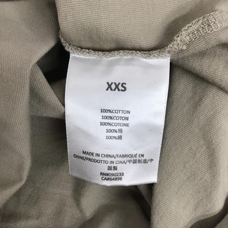 エッセンシャルズ ESSENTIALS Tシャツ 半袖 半袖カットソー プリントTシャツ クルーネックカットソー XXS ロゴ、文字 ベージュ / ベージュ / メンズ USED 古着 中古 10126723