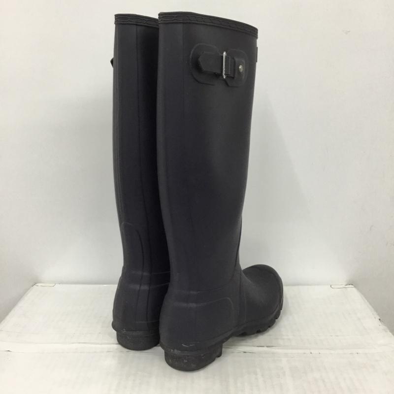ハンター HUNTER 長靴、レインシューズ 長靴、レインシューズ W23499 レインブーツ UK5 US:7 ロゴ、文字 紫 / パープル / レディース USED 古着 中古 10123632