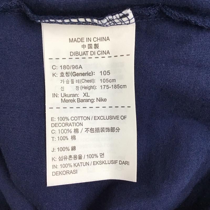 ナイキ NIKE Tシャツ 半袖 857360-410 パリ サンジェルマン XL プリント 紺 / ネイビー / メンズ USED 古着 中古 10118106