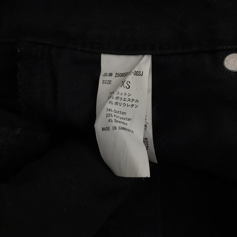 マウジー MOUSSY パンツ デニム、ジーンズ 250gss12-003j アパーフェクトデニムエアー3 タイトパンツ ストレッチパンツ XS 無地 黒 / ブラック / レディース USED 古着 中古 10119477