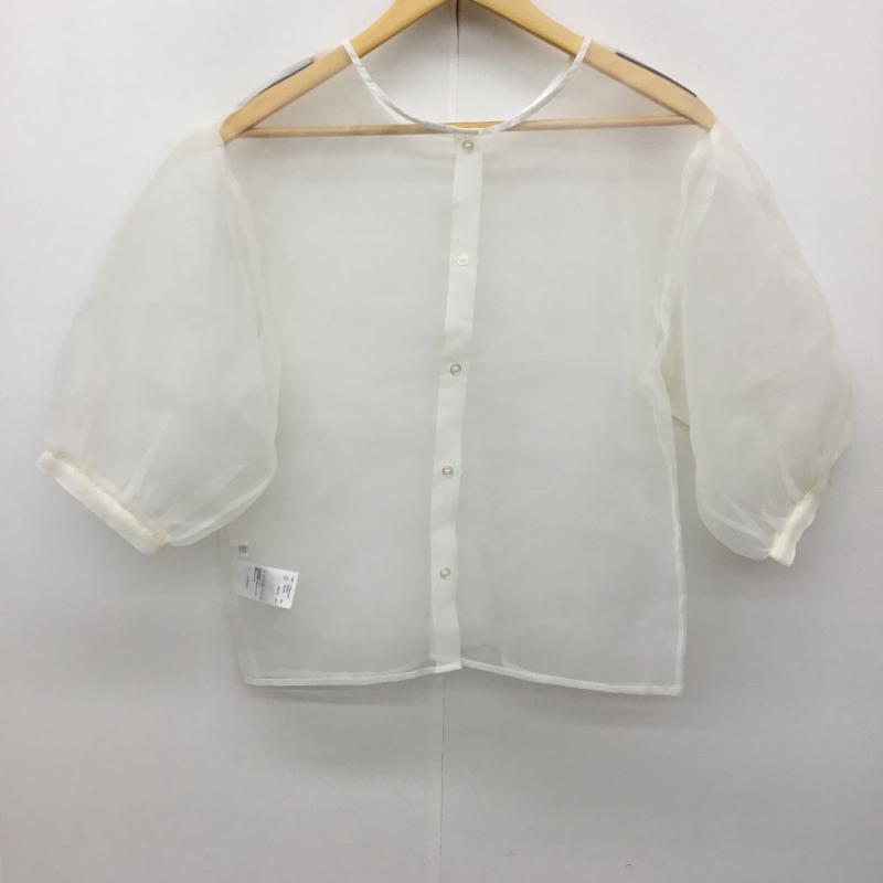 ローリーズファーム LOWRYS FARM カットソー 七分袖 FREE 無地 オフホワイト / オフホワイト / レディース USED 古着 中古 10137599