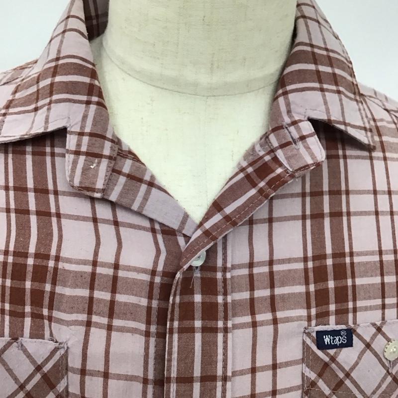 ダブルタップス WTAPS シャツ、ブラウス 長袖 長袖シャツ カラーシャツ ポケットシャツ 長袖カットソー チェックシャツ M チェック マルチカラー / マルチカラー / メンズ USED 古着 中古 10114715