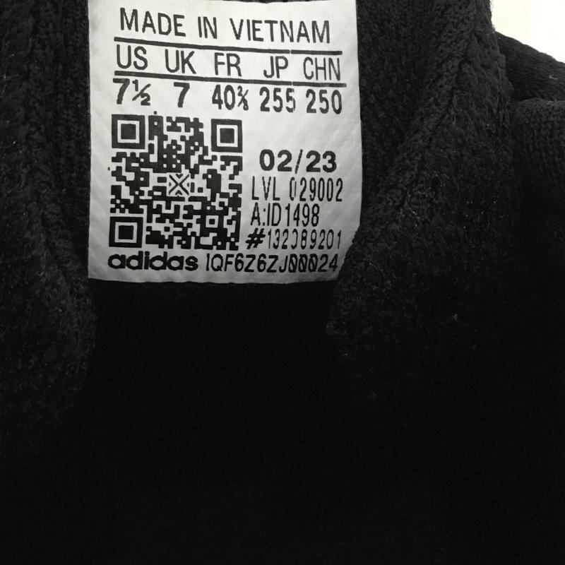 アディダス adidas スニーカー スニーカー ID1498 テニスシューズ 25.5cm 25.5cm ロゴ、文字 黒 / ブラック / X 白 / ホワイト / メンズ USED 古着 中古 10123461