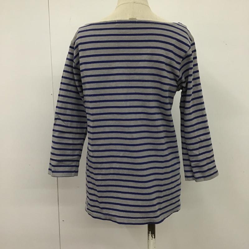 ニコアンド niko and... カットソー 七分袖 ボーダー M ボーダー柄 マルチカラー / マルチカラー /  レディース USED 古着 中古 10106099
