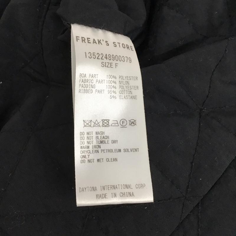 フリークスストア FREAK S STORE ジャケット、上着 ジャケット、ブレザー カジュアルジャケット アウター スタンドカラージャケット FREE 無地 黒 / ブラック / レディース USED 古着 中古 10145103