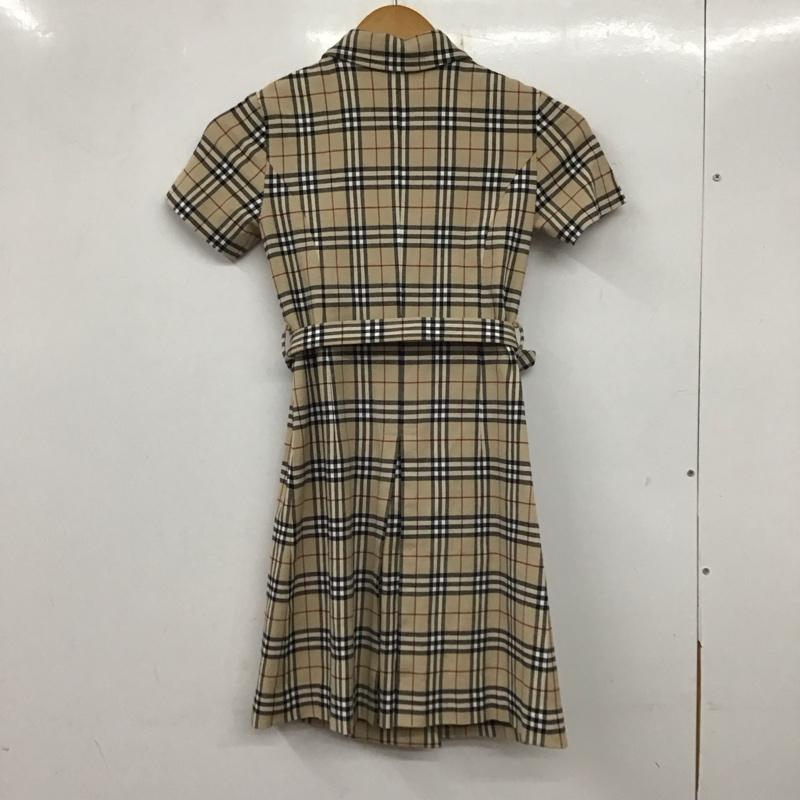 バーバリーロンドン Burberry London ワンピース ミニスカート bm182-431 半袖ワンピース ノバチェック ミニスカート チェック マルチカラー / マルチカラー / レディース USED 古着 中古 10136454