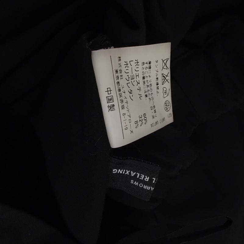 グリーンレーベルリラクシング green label relaxing パンツ スラックス 3526-699-1908 テーパードパンツ 無地 黒 / ブラック / レディース USED 古着 中古 10113984