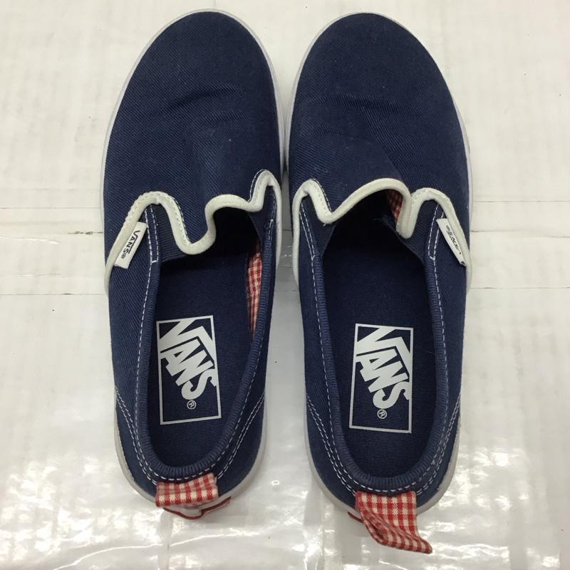 バンズ VANS スリッポン スリッポン V458GG スニーカー 22.5cm 22.5cm ワンポイント 紺 / ネイビー / レディース USED 古着 中古 10115652