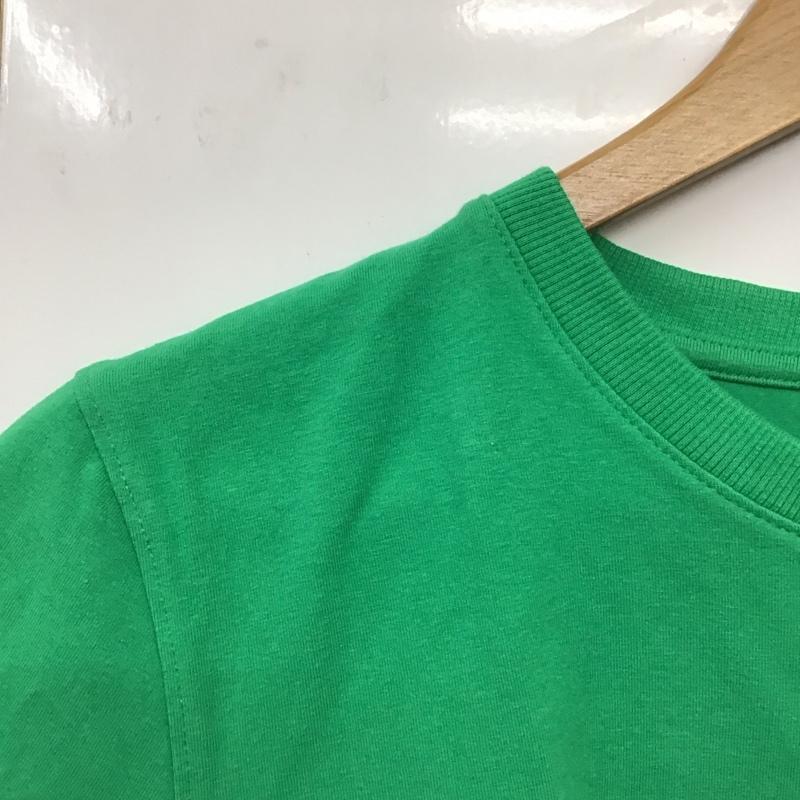 ザラ ZARA Tシャツ 半袖 M ロゴ、文字 X プリント 緑 / グリーン / レディース USED 古着 中古 10130404