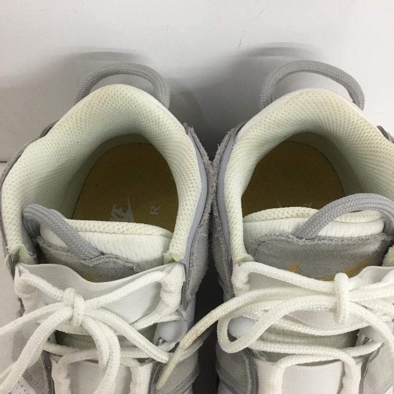 ナイキ NIKE スニーカー スニーカー DZ4516-100 AIR MORE UPTEMPO 96 25cm 25.0cm ロゴ、文字 白 / ホワイト / X 灰 / グレー / レディース USED 古着 中古 10137391