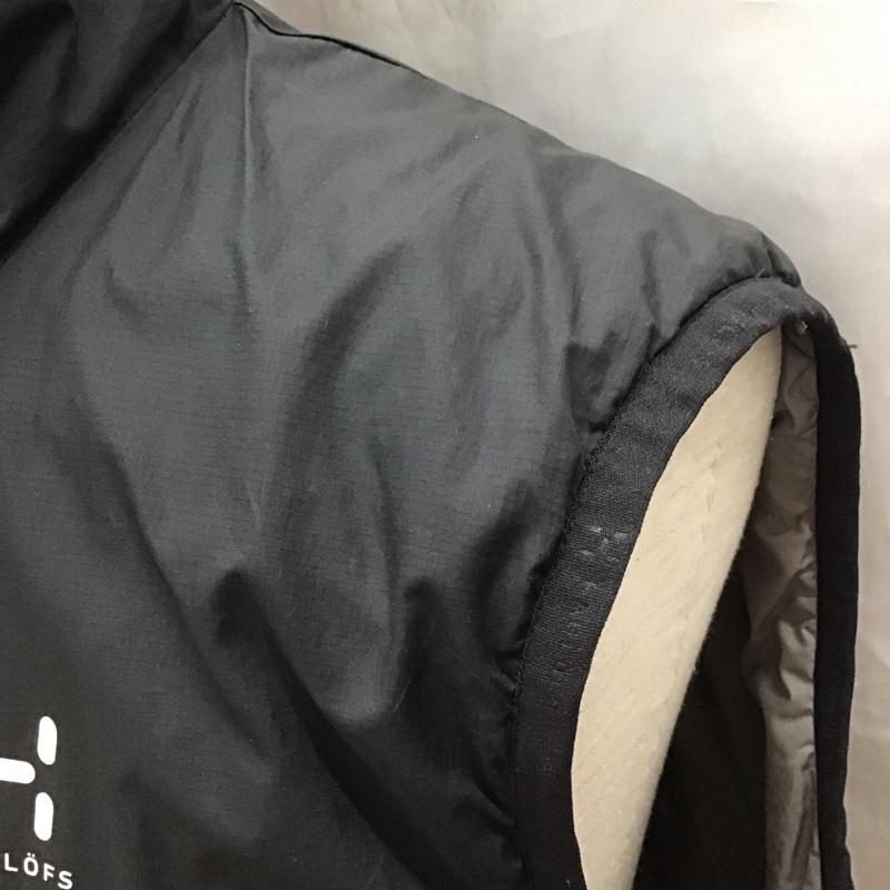 ホグロフス HAGLOFS ベスト ベスト ジップアップベスト ノースリーブカットソー スポーツウェア S ロゴ、文字 黒 / ブラック / メンズ USED 古着 中古 10116252