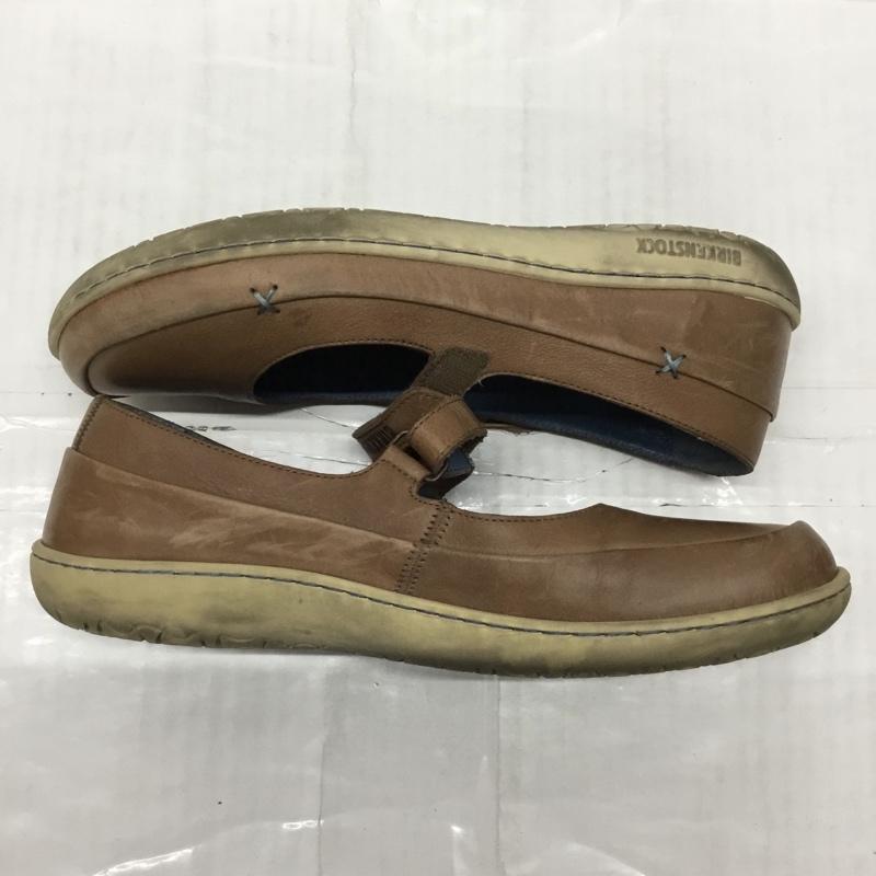 ビルケンシュトック BIRKENSTOCK カジュアルシューズ カジュアルシューズ ストラップ 26cm 26.0cm ワンポイント 茶 / ブラウン / レディース USED 古着 中古 10119087