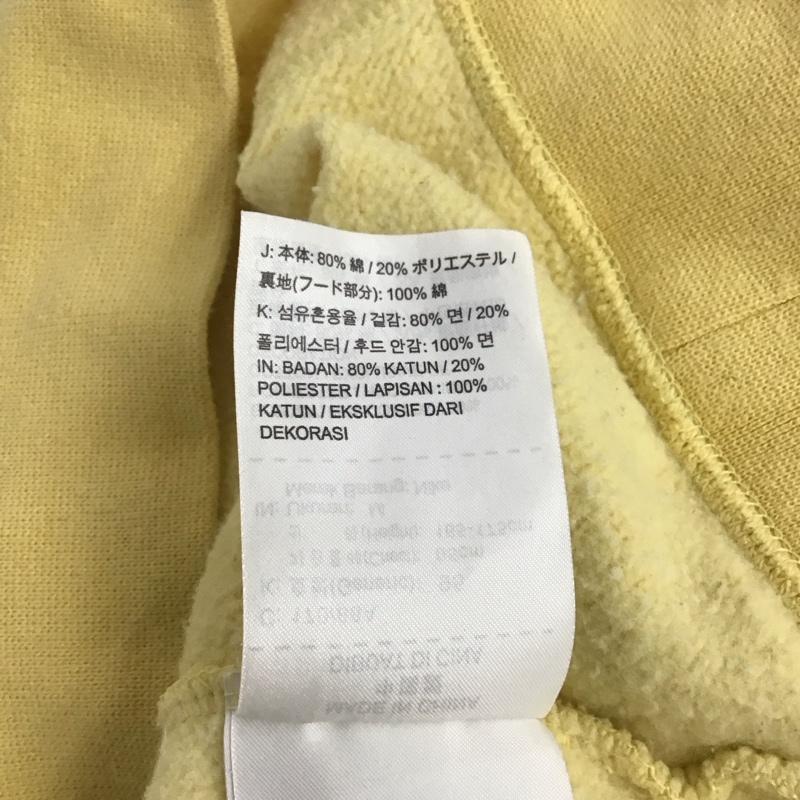 ナイキ NIKE パーカー 長袖 長袖トレーナー スウェット クルーネック プルオーバー M プリント 黄 / イエロー / メンズ USED 古着 中古 10132230