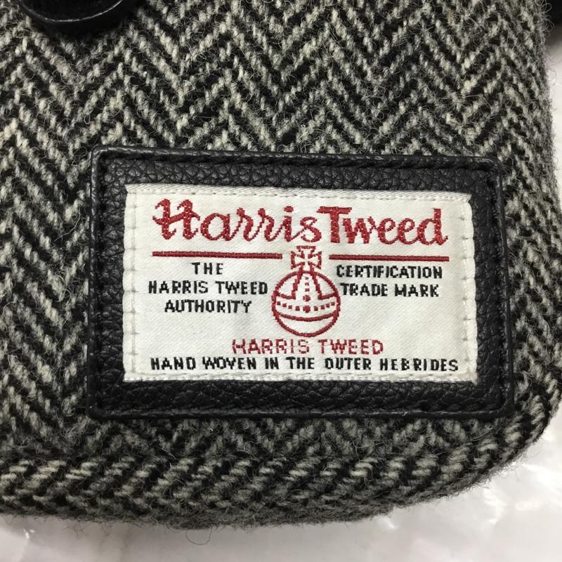 ハリスツイード HARRIS TWEED ショルダーバッグ ショルダーバッグ BRITISH GREEN ミニショルダーバッグ ロゴ、文字 黒 / ブラック / メンズ USED 古着 中古 10113721