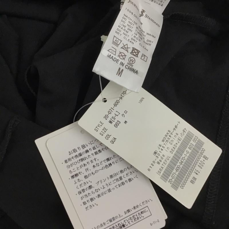 ジャーナルスタンダード JOURNAL STANDARD Tシャツ 半袖 半袖カットソー プリントTシャツ クルーネックカットソー M プリント 黒 / ブラック / メンズ USED 古着 中古 10131630