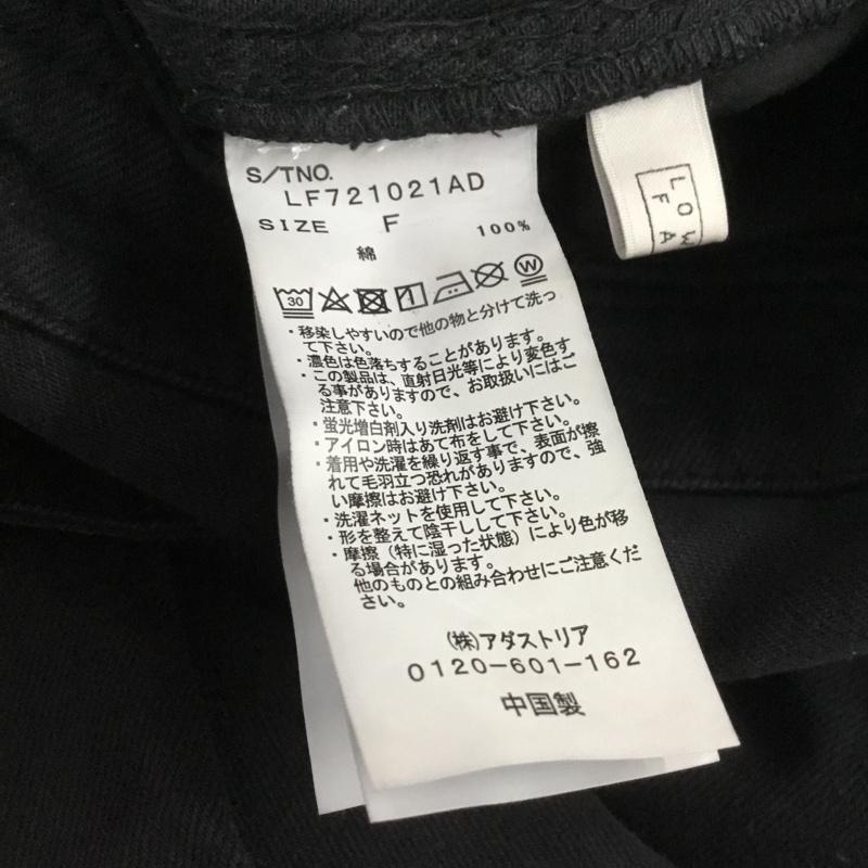 ローリーズファーム LOWRYS FARM サロペット・オーバーオール サロペット、オーバーオール FREE 無地 黒 / ブラック / レディース USED 古着 中古 10143601