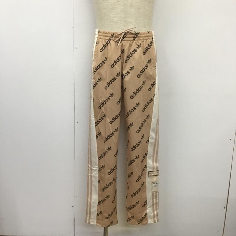 アディダスオリジナルス adidas originals ボトムス ボトムス hm4882 DIBREAKTRACKPANTSスポーツウェア ワイドパンツ ジャージ ロゴ、文字 白 / ホワイト / X ベージュ / ベージュ / X 茶 / ブラウン / レディース USED 古着 中古 10105837