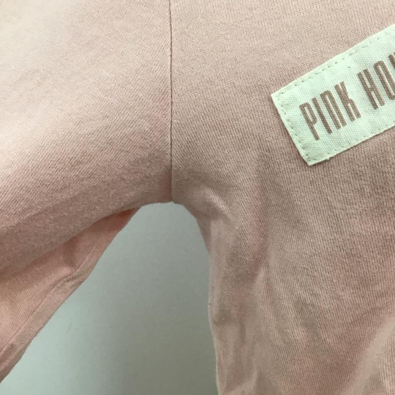 ピンクハウス PINK HOUSE カットソー 長袖 長袖カットソー クルーネックカットソー ロングスリーブカットソー プリントTシャツ L ロゴ、文字 桃 / ピンク / レディース USED 古着 中古 10117319