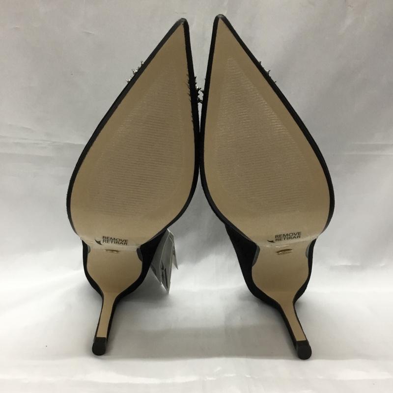 ザラ ZARA パンプス パンプス 1263 810 040 ハイヒール ポインテッドトゥ 36 ビシュー タグ付き ワンポイント 黒 / ブラック / レディース USED 古着 中古 10110157