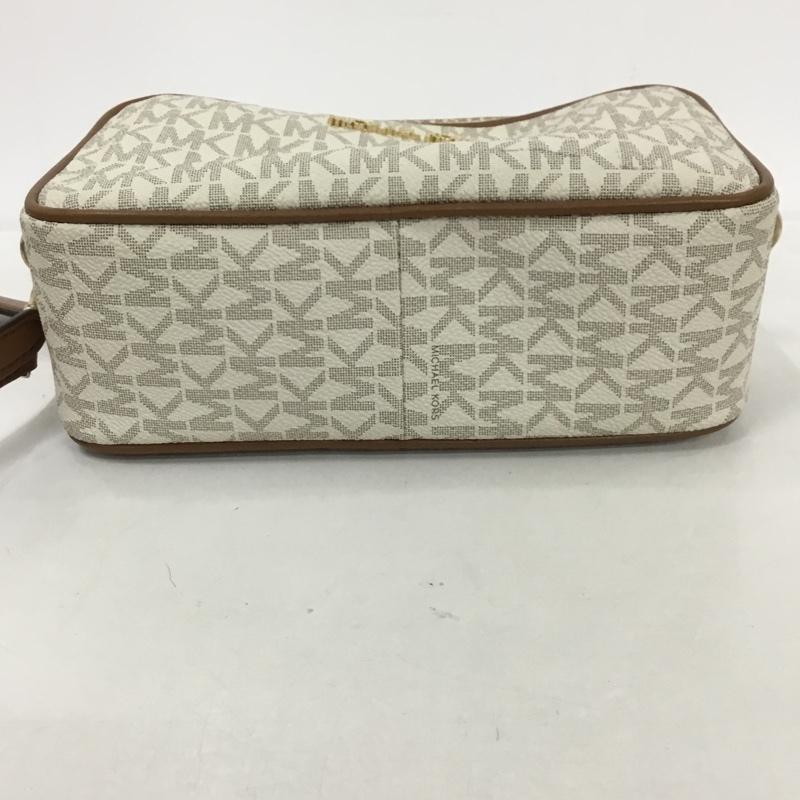 マイケルコース MICHAEL KORS ショルダーバッグ ショルダーバッグ 35S9GI7M1B ロゴ 総柄 白 / ホワイト / X 茶 / ブラウン / レディース USED 古着 中古 10125415