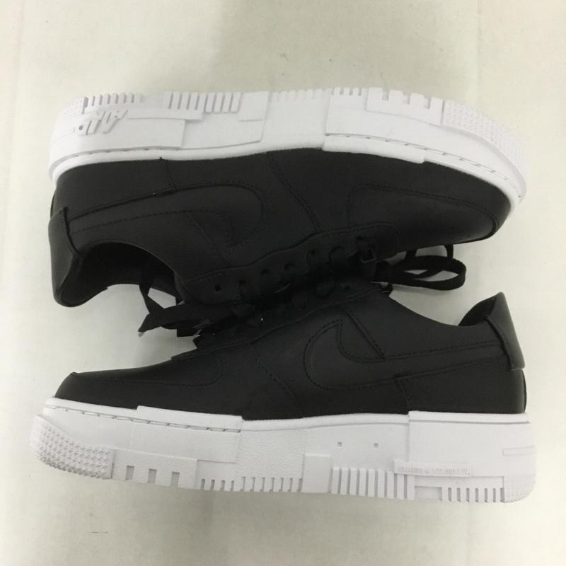ナイキ NIKE スニーカー スニーカー CK6649-001 WMNS AIR FORCE 1 PIXEL 23.5cm 23.5cm ロゴ、文字 黒 / ブラック / X 白 / ホワイト / レディース USED 古着 中古 10127536