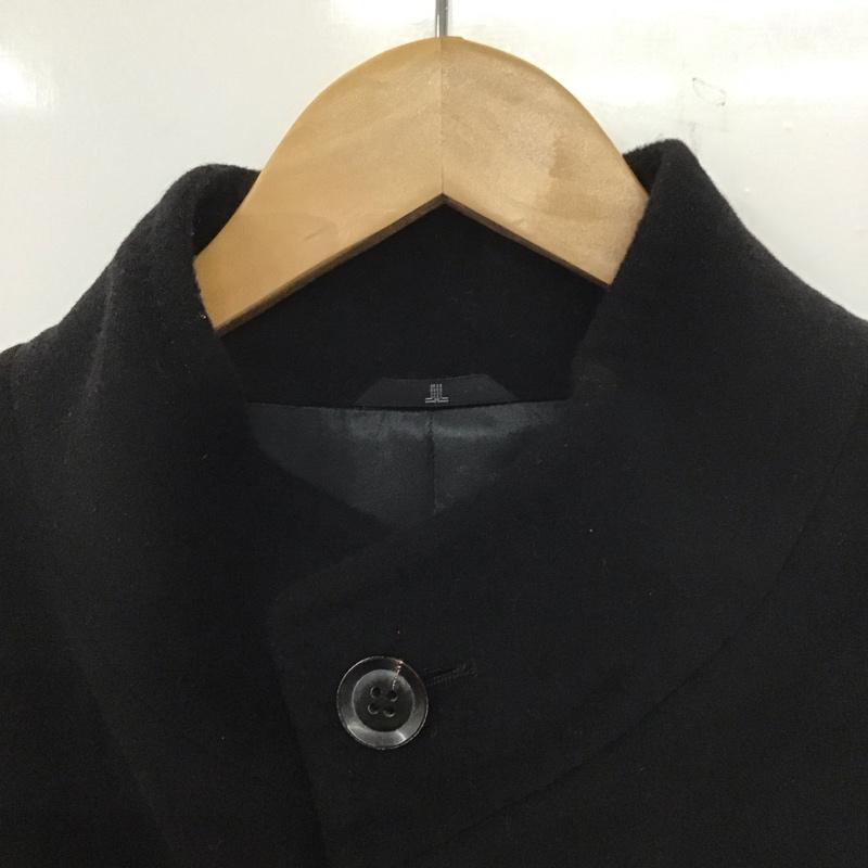 ランバン LANVIN コート コート一般 LA-SY-55260 カシミヤ スタンドカラー 無地 黒 / ブラック / メンズ USED 古着 中古 10139430