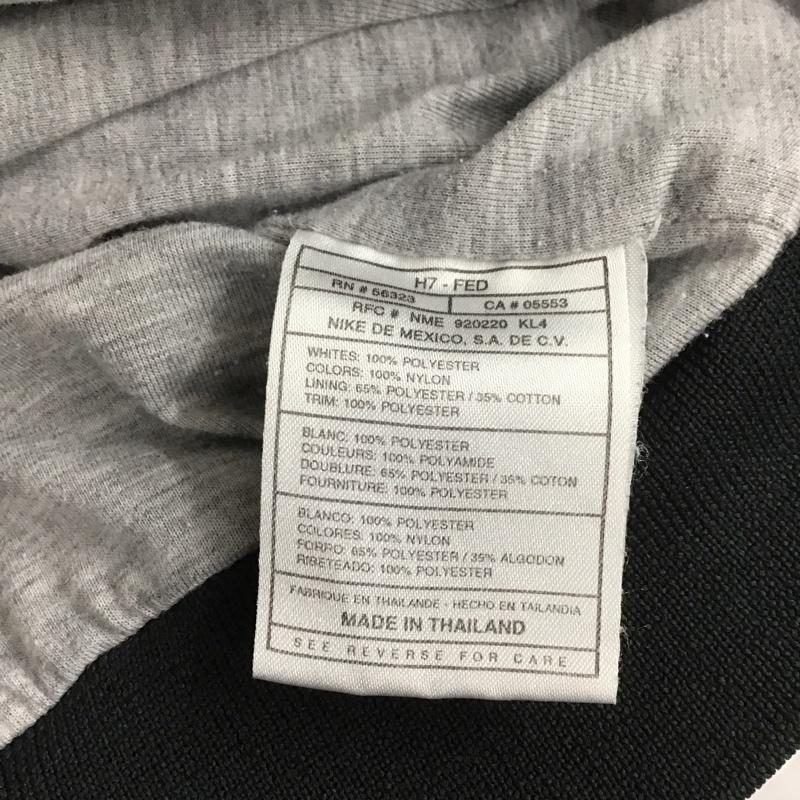 ナイキ NIKE カットソー 長袖 H7-FED ナイロンスウェット L ワンポイント 黒 / ブラック / X 白 / ホワイト / メンズ USED 古着 中古 10106815