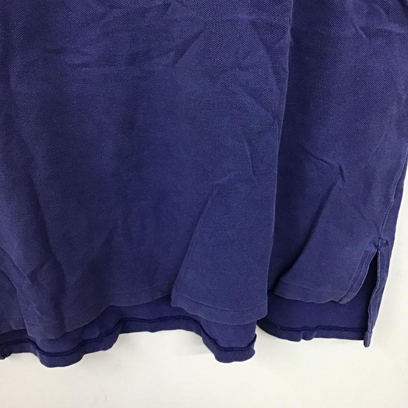 ポロバイラルフローレン Polo by RALPH LAUREN ポロシャツ 半袖 半袖ポロシャツ カラーシャツ 半袖カットソー XL ロゴ、文字 青 / ブルー / メンズ USED 古着 中古 10134945