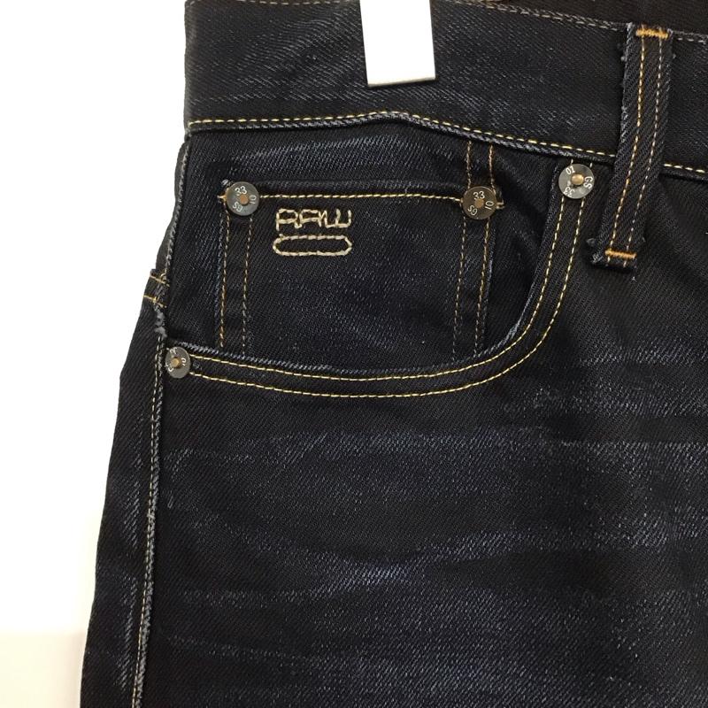 ジースターロゥ G-STAR RAW パンツ デニム、ジーンズ デニムパンツ スリムパンツ カジュアルパンツ 28インチ 無地 インディゴ / インディゴ / メンズ USED 古着 中古 10132238