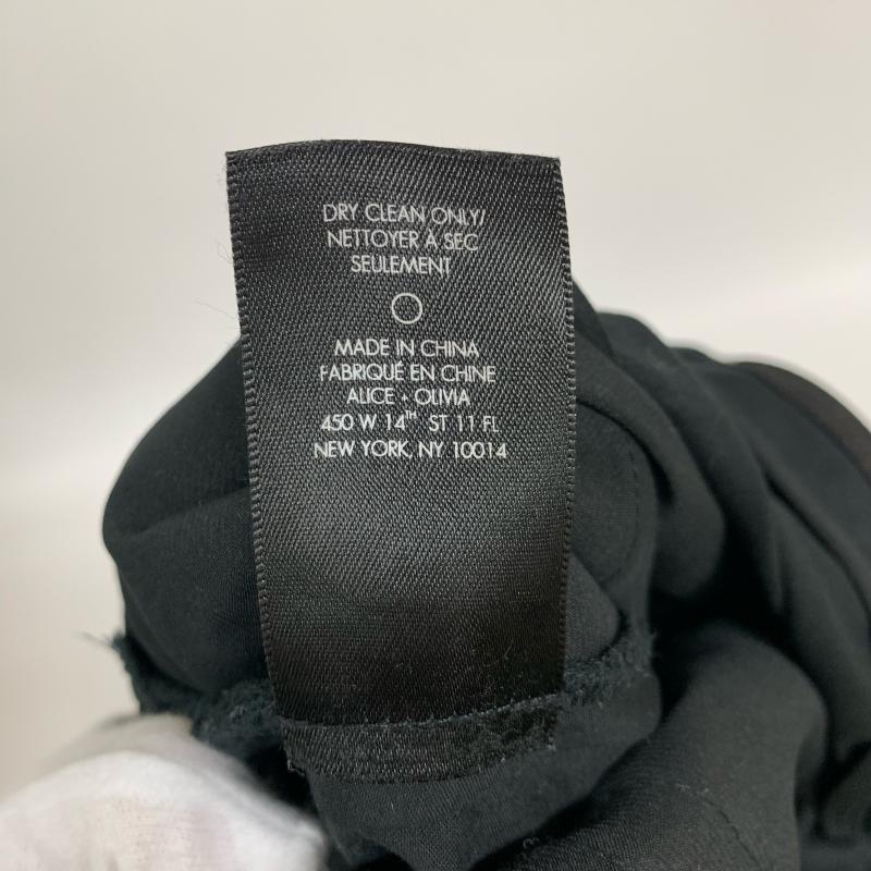 アリス アンド オリビア alice + olivia パンツ ワークパンツ、ペインターパンツ ワイドパンツ 無地 黒 / ブラック / レディース USED 古着 中古 10015870