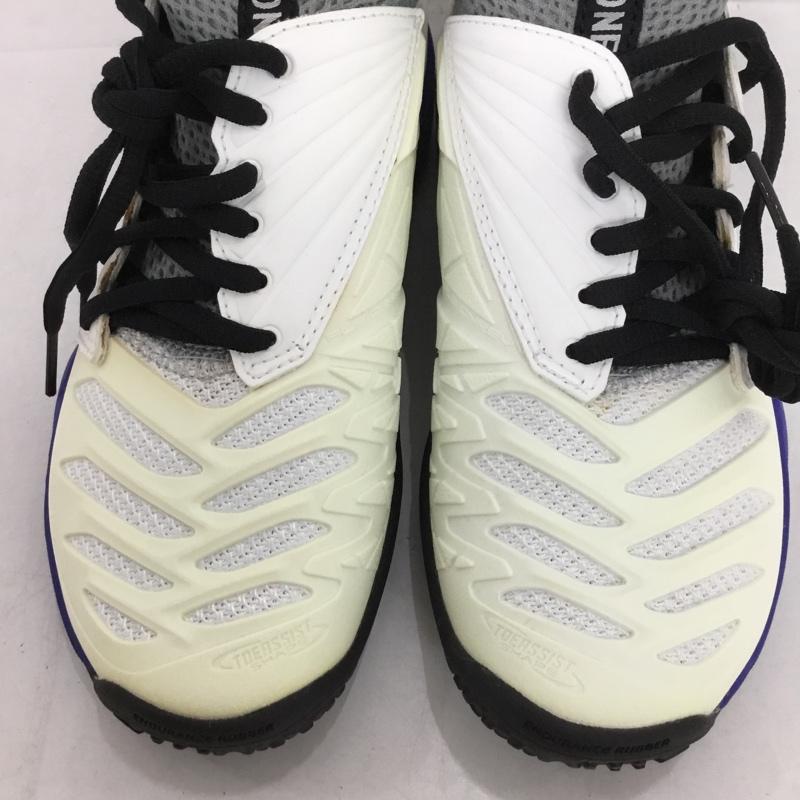 ヨネックス YONEX スニーカー スニーカー SHTF3MGC パワークッションフュージョンレブ3メンGC テニスシューズ 箱有 23.5cm 23.5cm ロゴ、文字 白 / ホワイト / X 黒 / ブラック / X 青 / ブルー / レディース USED 古着 中古 10150025