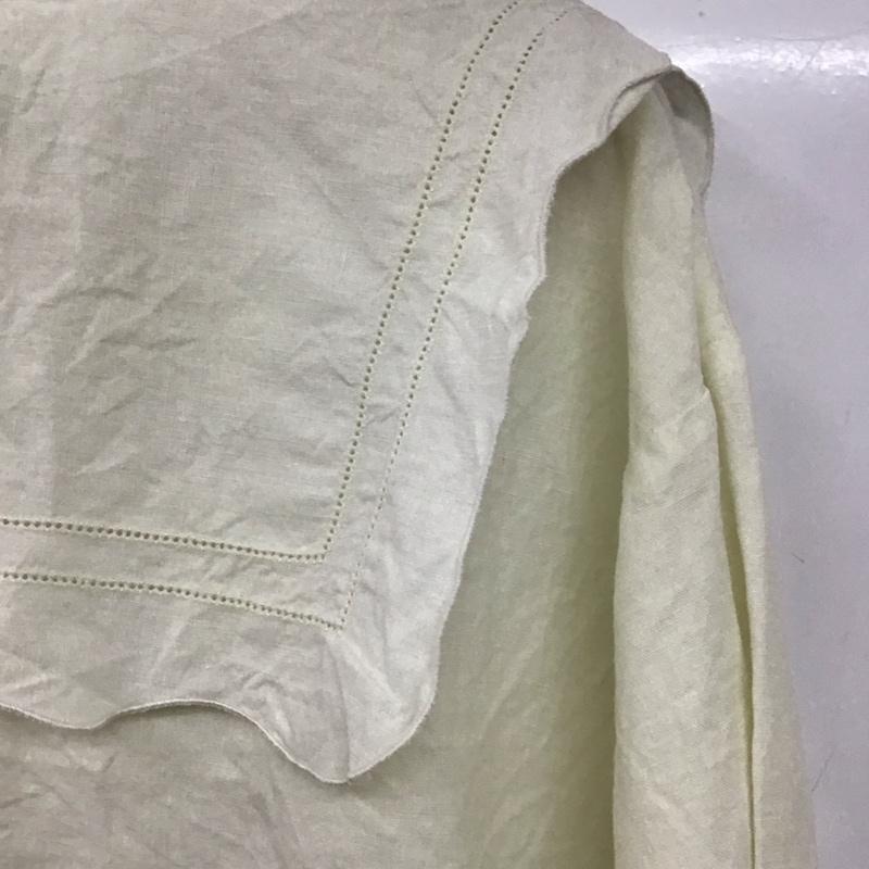 スタディオクリップ studio CLIP シャツ、ブラウス 長袖 natural by clip FREE 無地 白 / ホワイト / レディース USED 古着 中古 10132124