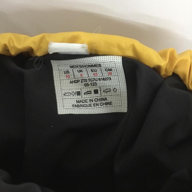 ザノースフェイス THE NORTH FACE アウトドアシューズ アウトドアシューズ 616273 ヌプシ スノーブーツ 28cm 28.0cm ロゴ、文字 黒 / ブラック / X 黄 / イエロー / メンズ USED 古着 中古 10127678