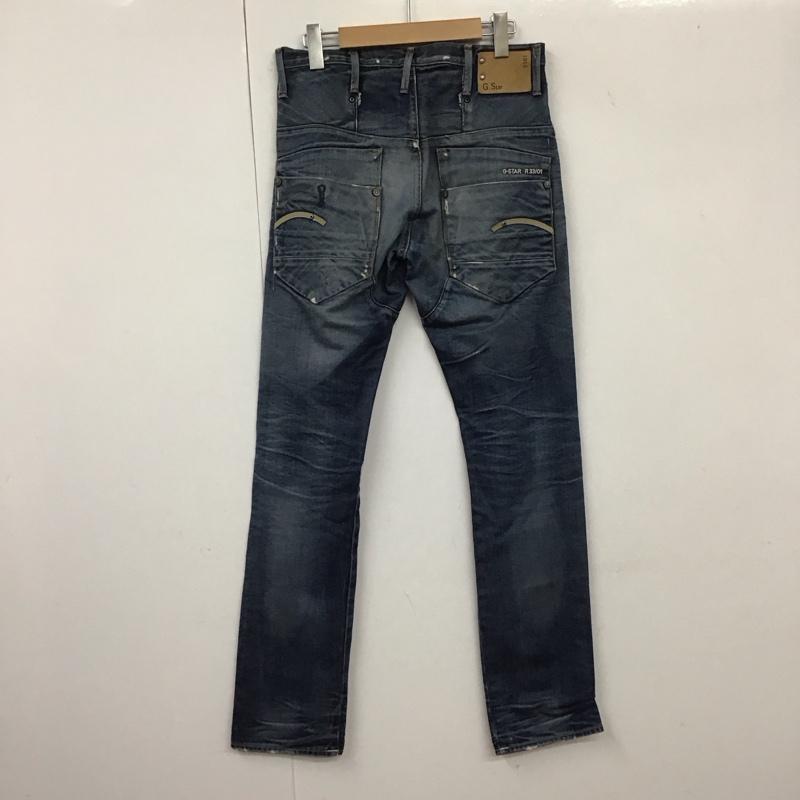 ジースターロゥ G-STAR RAW パンツ デニム、ジーンズ デニムパンツ スリムパンツ カジュアルパンツ ストレッチパンツ 29インチ 無地 インディゴ / インディゴ / メンズ USED 古着 中古 10132248