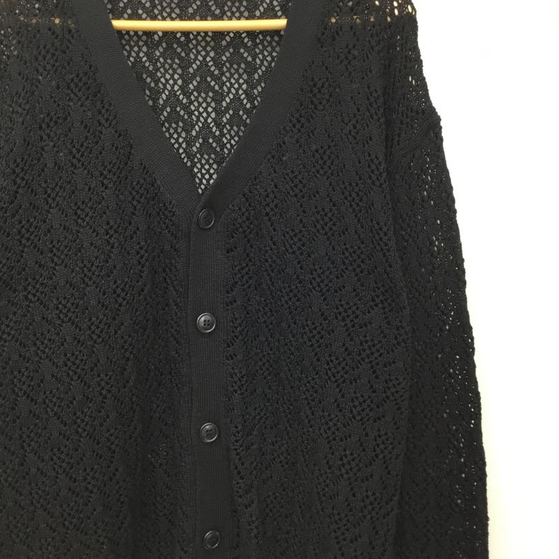 フリークスストア FREAK S STORE カーディガン 長袖 M 無地 黒 / ブラック / メンズ USED 古着 中古 10133775